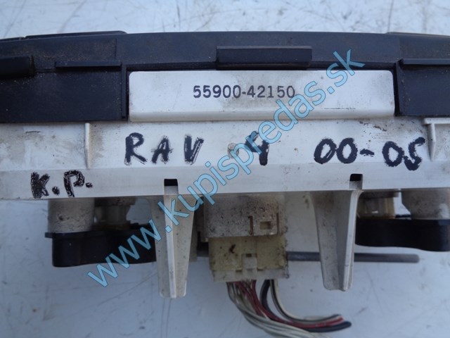 panel na ovládanie kúrenia na toyotu rav4, 55900-42150